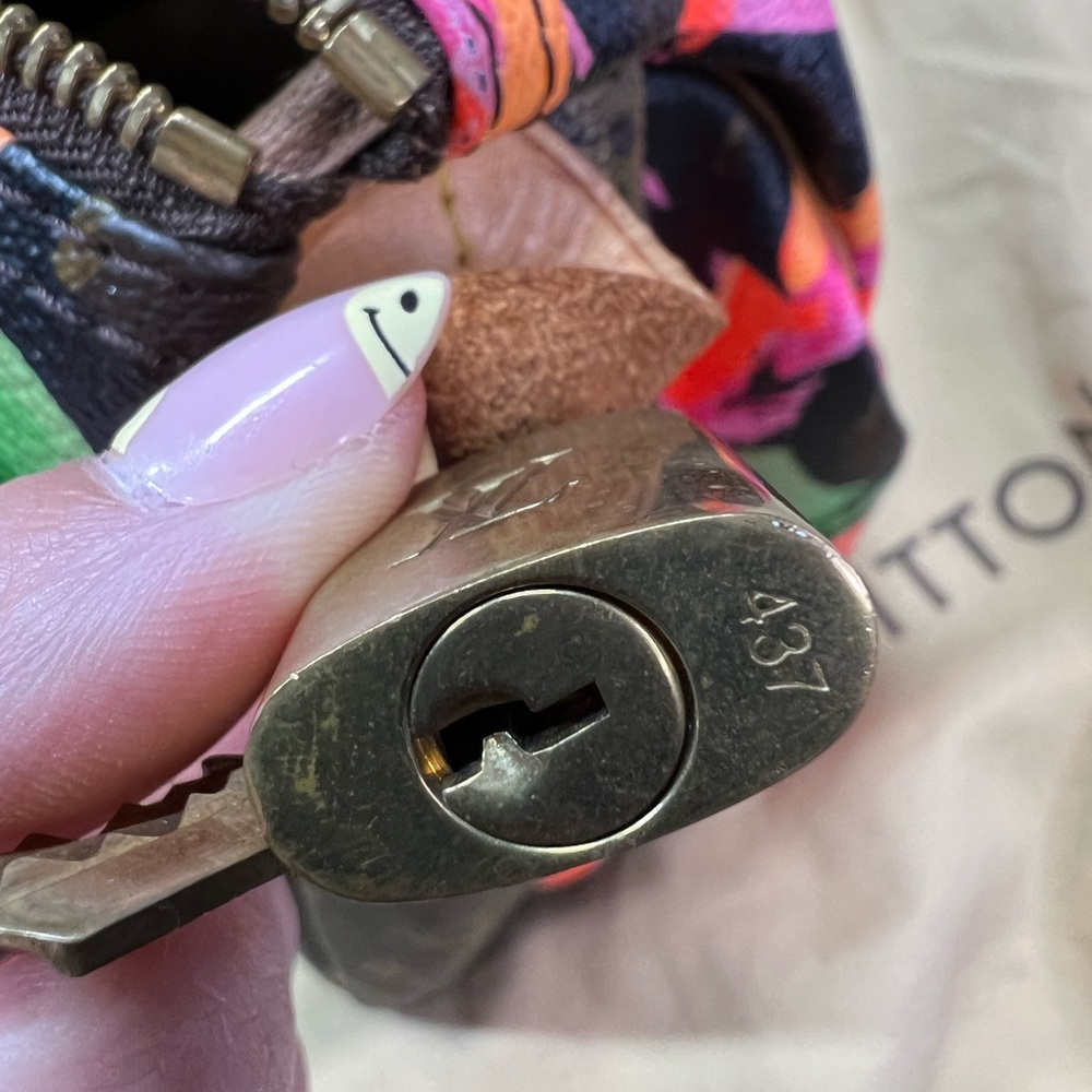 LOUIS VUITTON Steven Sprouse Monogram Roses Speedy 30 Limited Edition 2008 - Picture 15 of 16